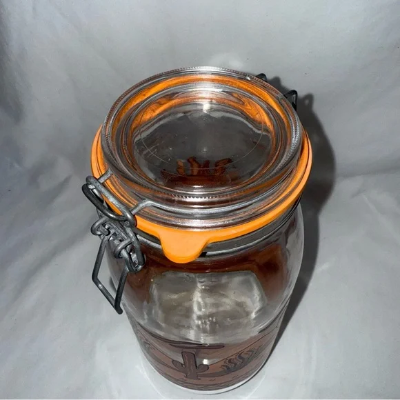 VTG Arizona Pistachio Co. Glass Canister Le Parfait Super Jar, France 2 Liter - Picture 8 of 8